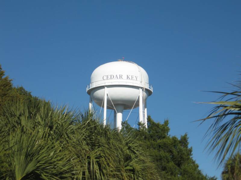 The Cedar Key water Tower